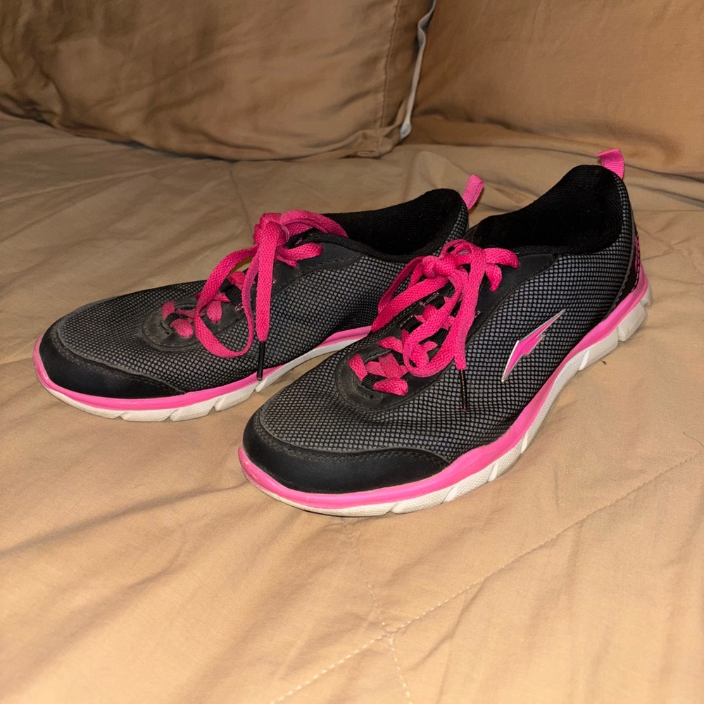 Avia Black and Pink Athletic Shoes
